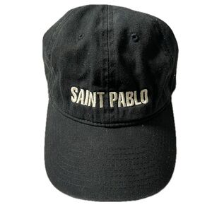 KANYE WEST Black 'Saint Pablo' Cap Yeezy Streetwear Life of Pablo